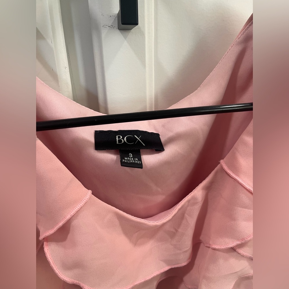 BCX Pink Ruffled Dress - Picture 2 of 7